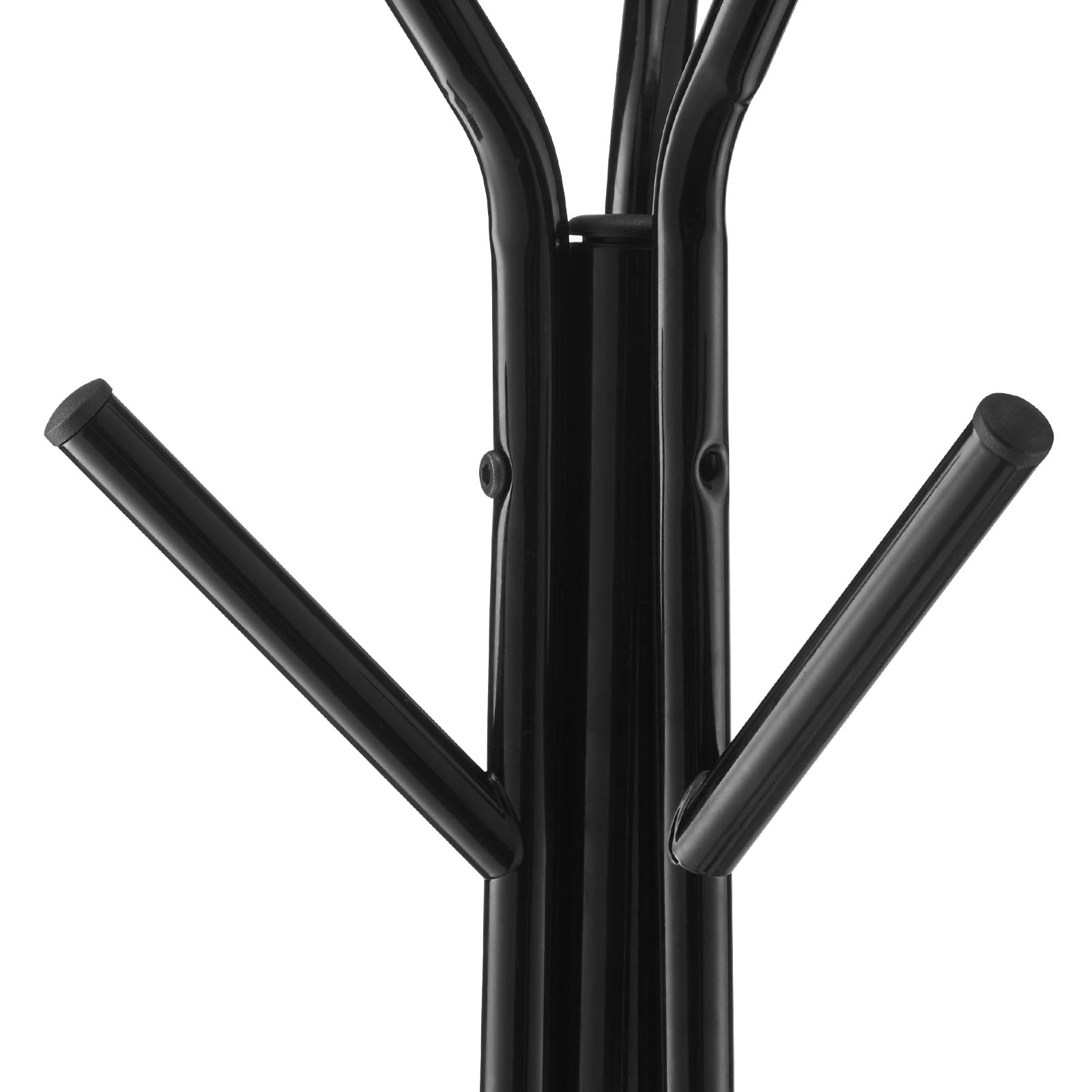 Coat Rack Freestanding Coats Rack Stand With 2 Shelves & 6 Hooks_voghion.com